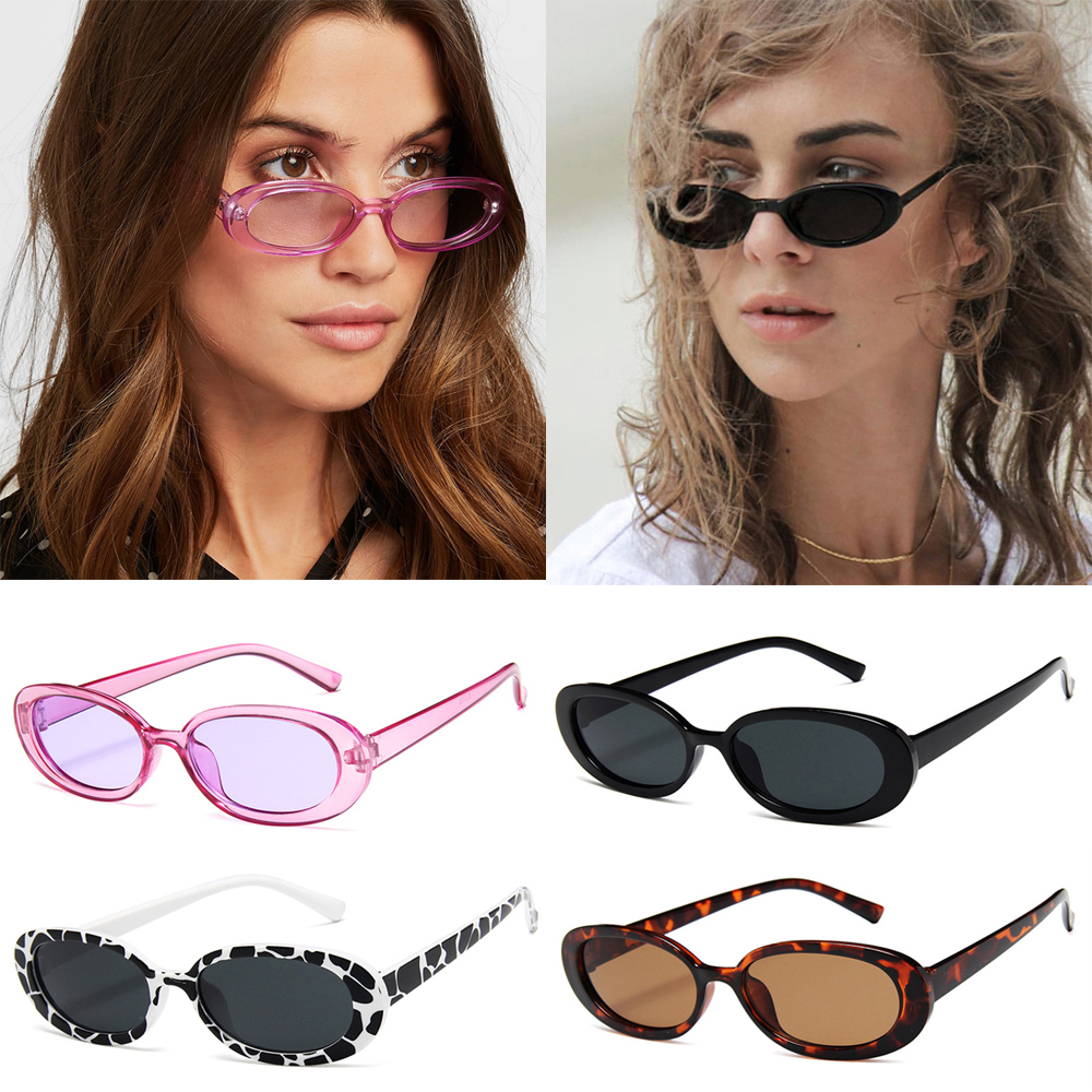 Kính Mát Gọng Oval Nhỏ Cổ Điển Thời Trang Unisex