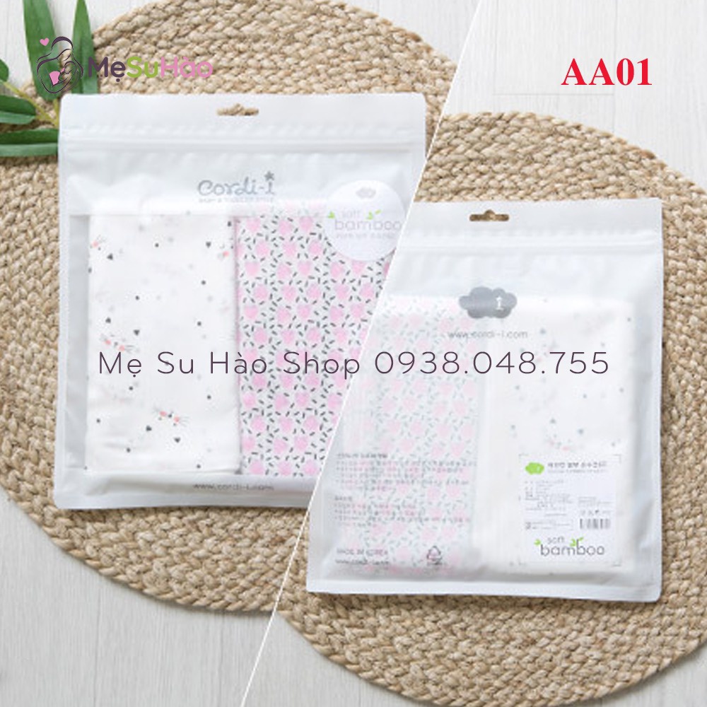 100% hàng nhập từ hàn về, hàng có sẵn set khăn sữa sợi tre 10c size khăn - ảnh sản phẩm 5