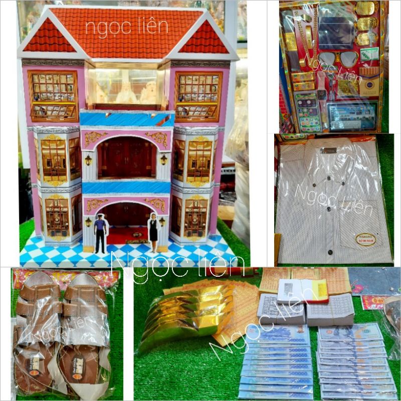 [ hỏa tốc HCM] Set nhà giấy cúng giỗ, 49 ngày ,100 ngày