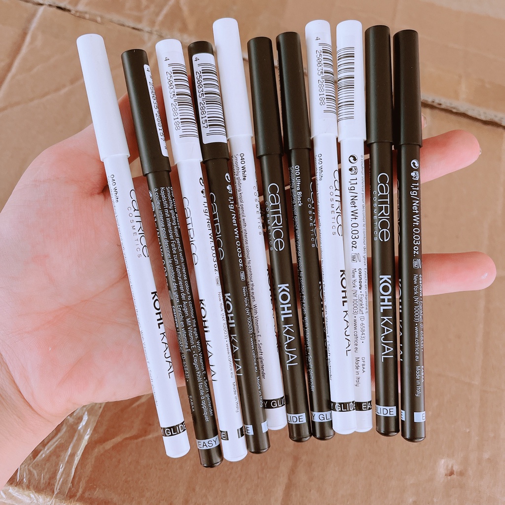 Chì kẻ mắt trắng Catrice Kohl Kajal trắng chuyên kẻ viền mắt makeup