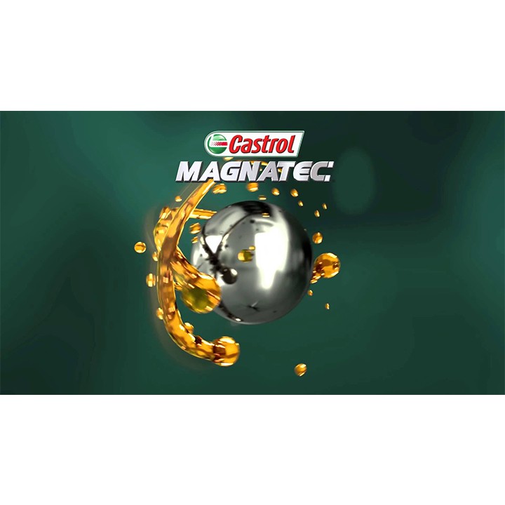 Bộ 2 can dầu nhớt ô tô cao cấp Castrol Magnatec 10W-40 SN-CF 4 Lít