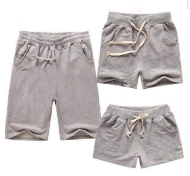 Quần đi biển gia đình màu đỏ , quần gia đình3/4/5 người quần nam big size