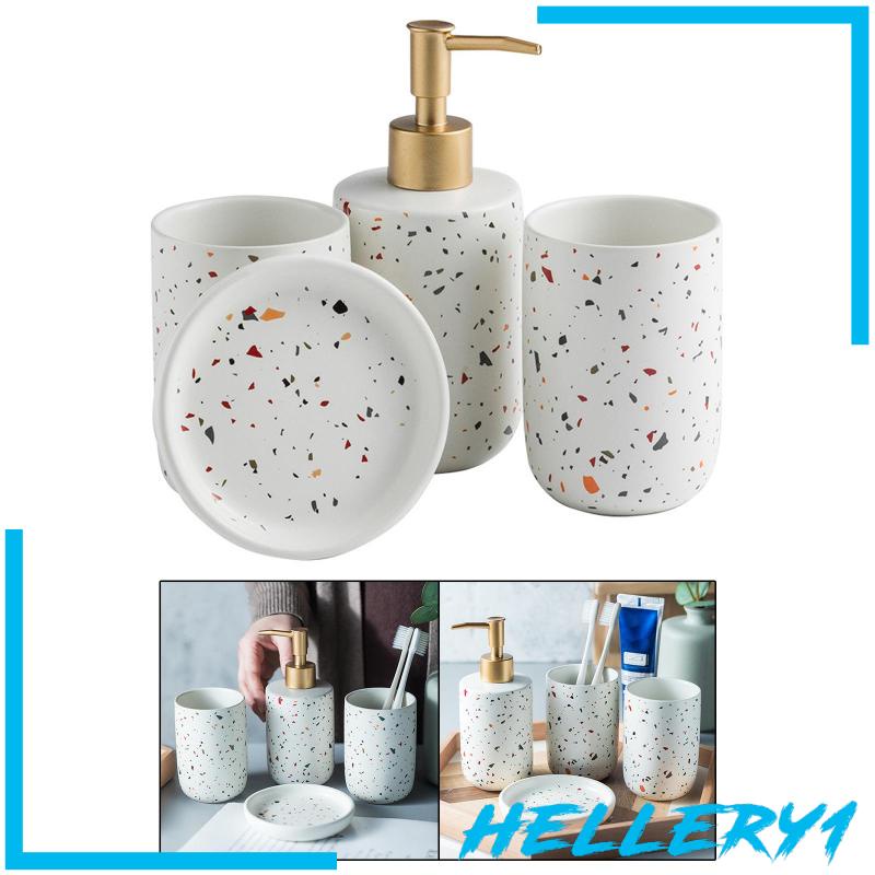 Bộ Phụ Kiện Gốm Trang Trí Nhà Tắm Hiện Đại