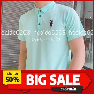 Áo Thun Nam Cổ Bẻ Thêu POLO (45-85kg) [SP Có VIDEO]  ྇
