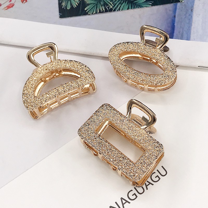 Kẹp Tóc Hợp Kim Đính Đá Nhiều Kiểu Dáng Phong Cách Hàn Nhật Cho Nữ