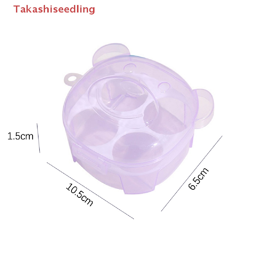 Hộp 4 Ngăn Đựng Mút Trang Điểm Tiện Dụng