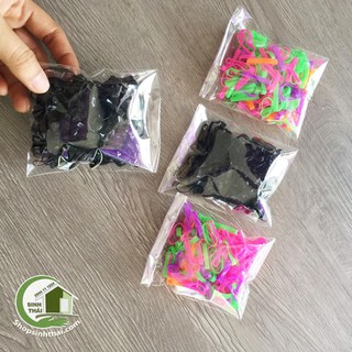 Bịch sợi dây thun cột tóc màu đen