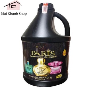 1 thùng 4 can nước giặt paris hương hoa pháp 3,6l/can