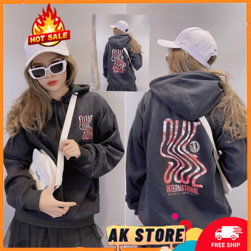 [Kèm Quà] ÁO HOODIE - ÁO KHOÁC NỈ SWE BLACK (HD020) Siêu Hot - AK.STORE