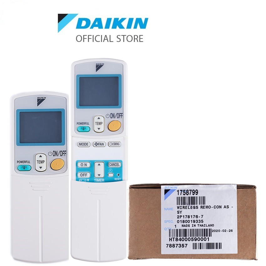 Remote ARC433A73 cho máy điều hòa Daikin FT50/60FVM, FTC50/60NV1V, FTE50/60KV1, FTE50/60LV1V, FTE50/60MV16