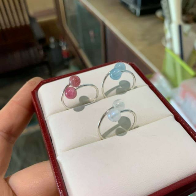 NHẪN BẠC ĐÁ PHONG THỦY