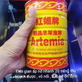 Artemia trung quốc lon vang 50gam