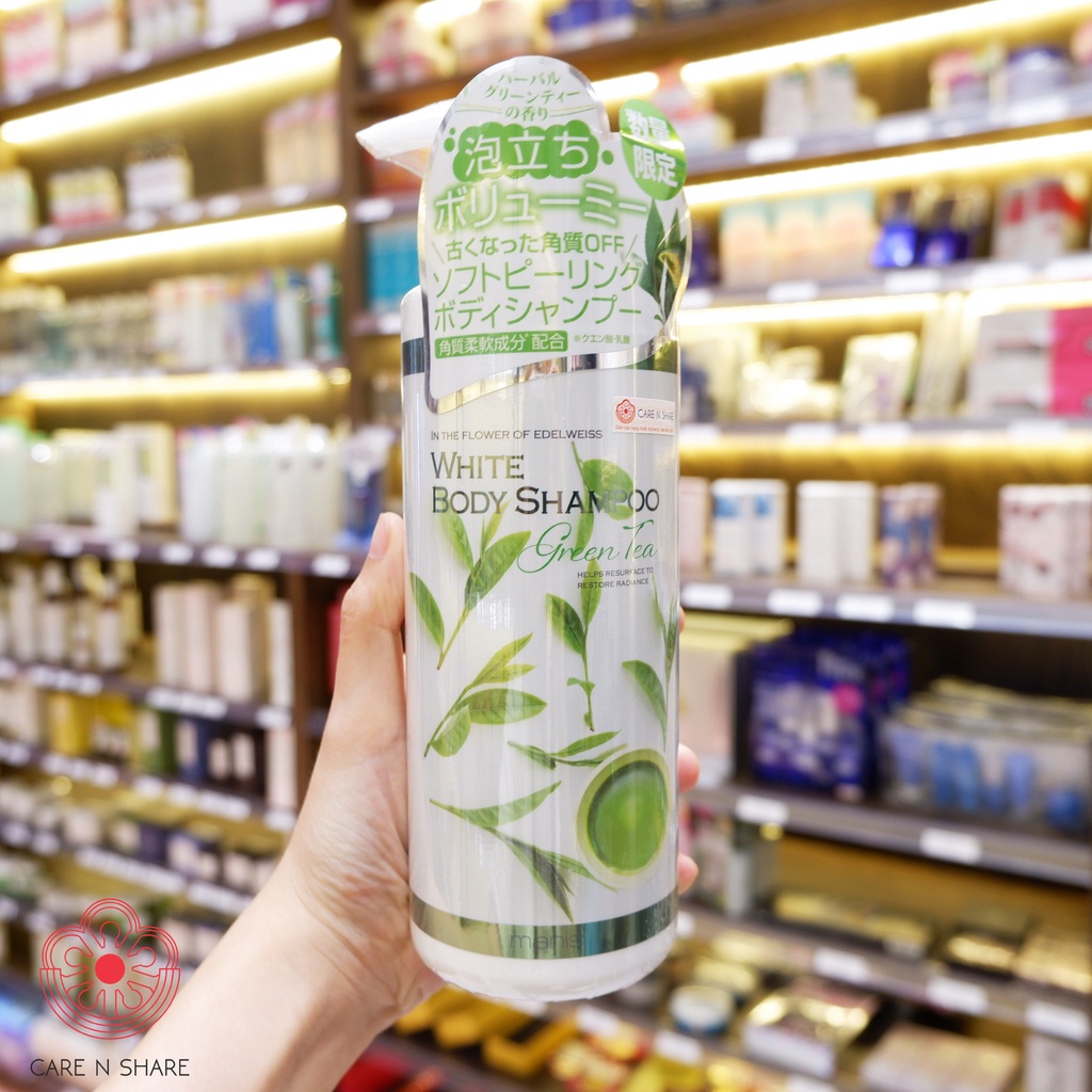 Sữa Tắm Trắng Da Manis White Body Shampoo Nhật Bản (Trà Xanh)
