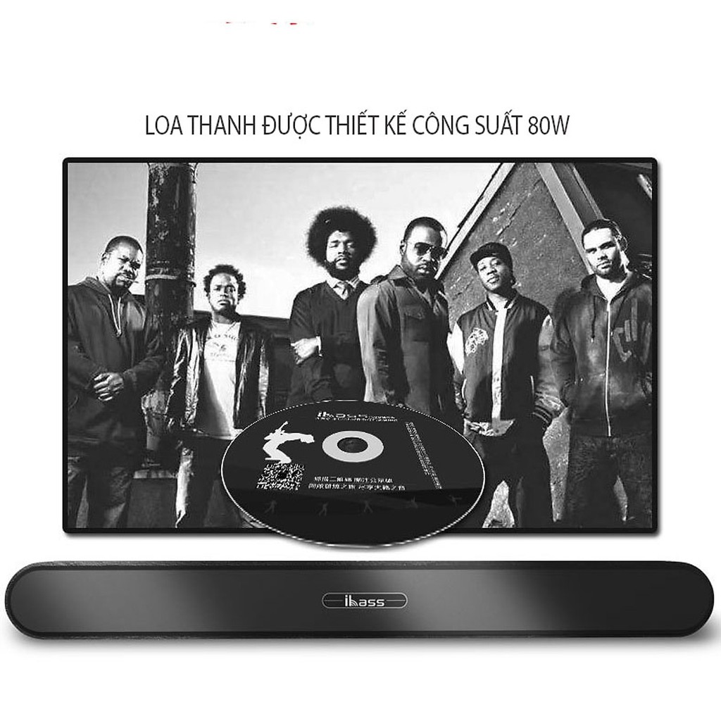 loa thanh tivi loa soundbar karaoke gồm 2 micro UHF D9100K