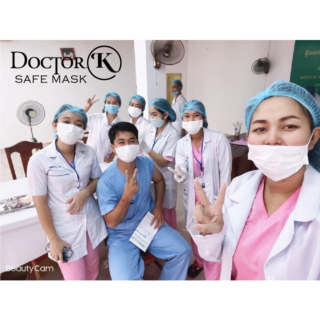 [ 4 LỚP, AN TOÀN, CHỐNG SAY XE, LỌC BỤI ]Khẩu trang 3D Premium mùi bạc hà tự nhiên  DOCTOR K 10 cái/ hộp