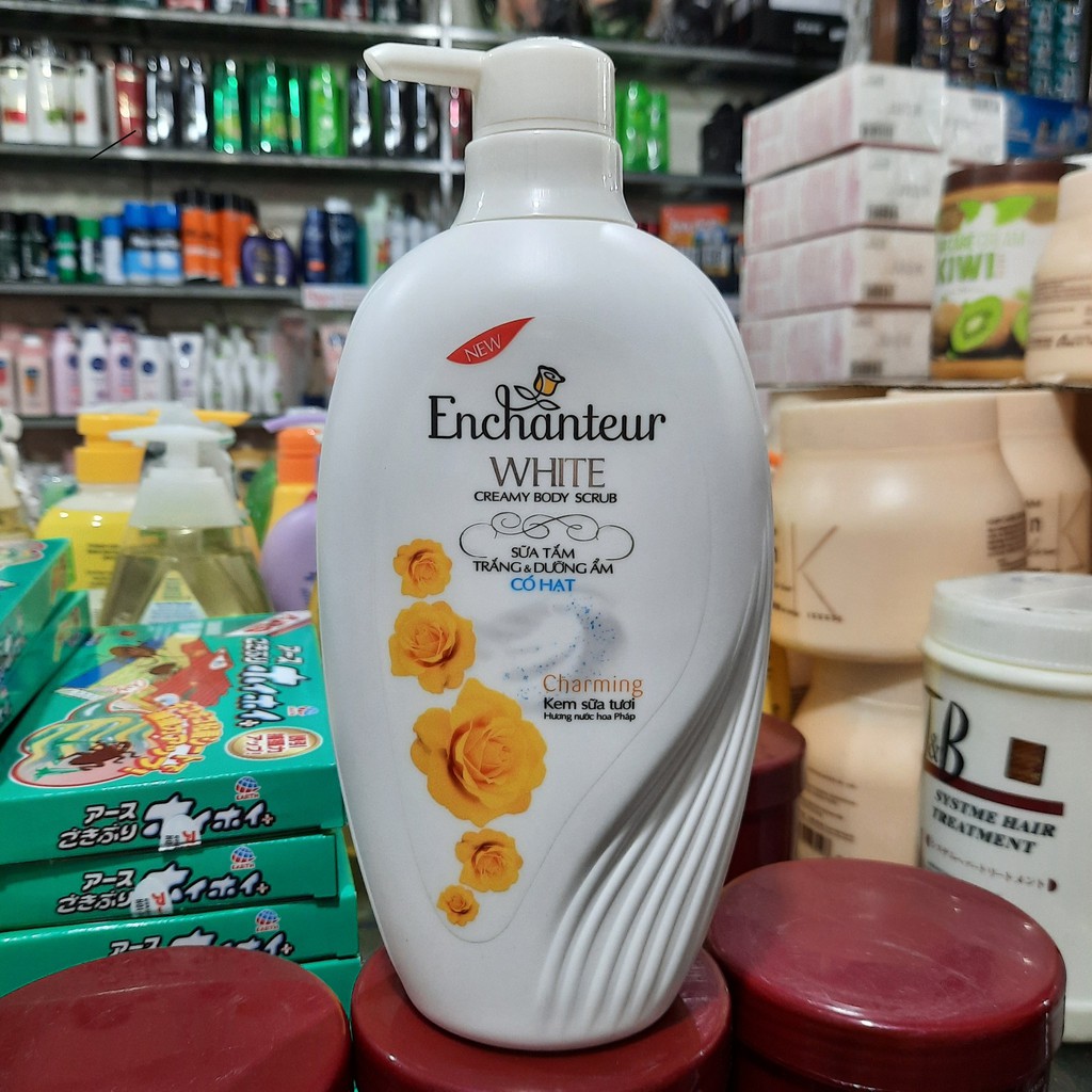 Sữa Tắm Có Hạt Enchanteur 650g