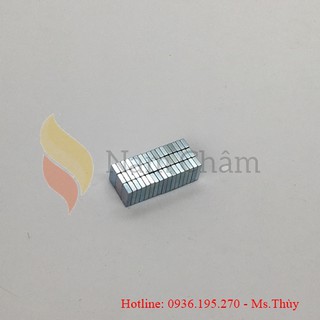 Hộp 100 Viên Nam Châm 10x5x2 Mạ Kẽm Đủ Kích Thước, Lực Từ