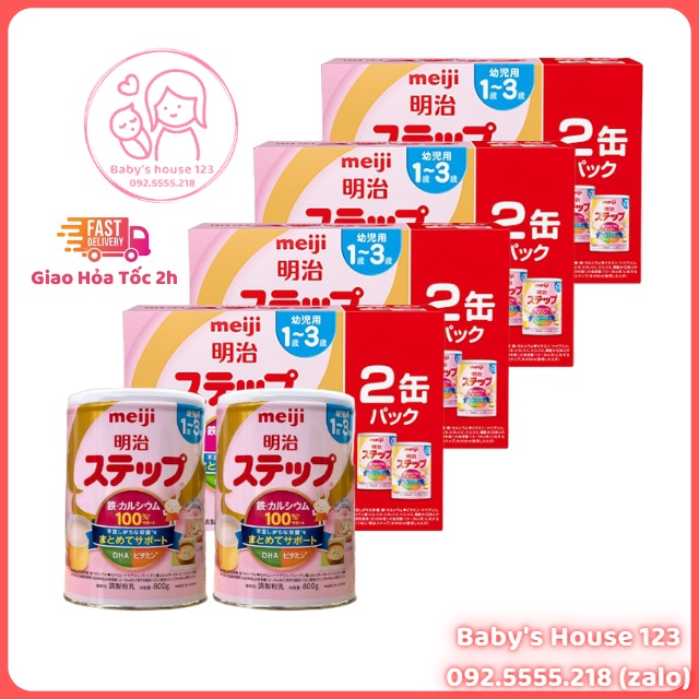 Combo 8 Hộp Sữa Meiji Số 9 Nội Địa Nhật Bản (Hộp 800gr x 8)