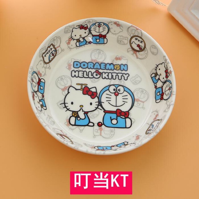 Dĩa vuông Hello Kitty - Doremon Doraemon