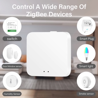 Hàng có sẵn Tuya Zigbee Bridge Smart Home Zigbee Gateway Hub elle