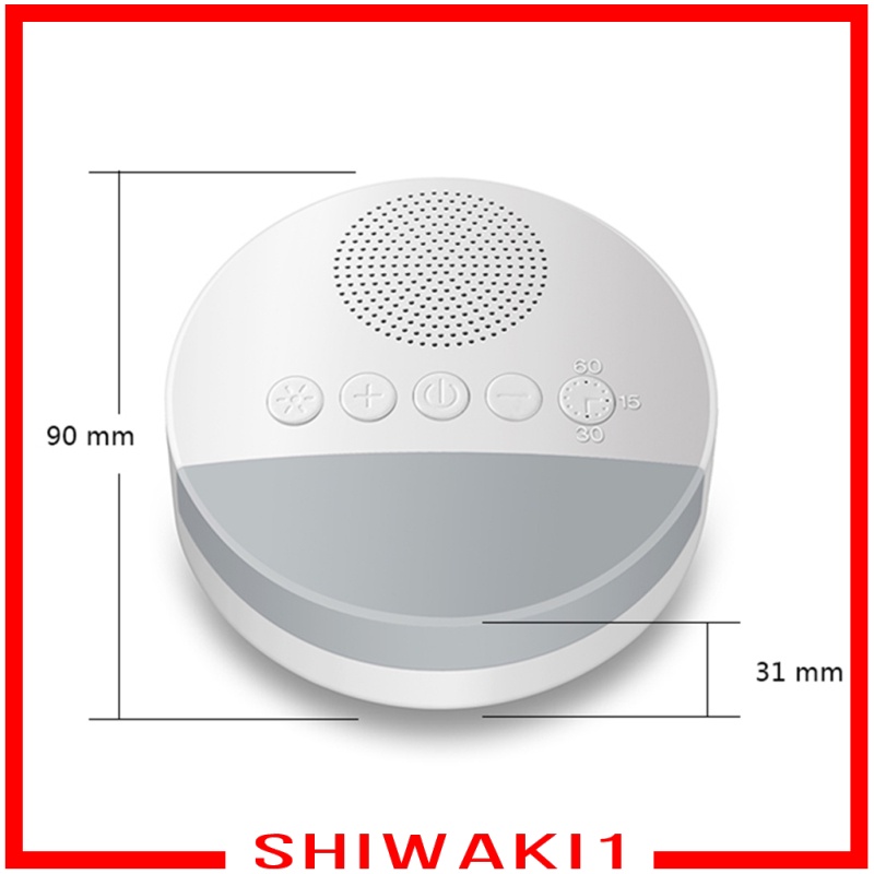 [SHIWAKI1]White Noise Sound Machine Sleep Therapy Plays Soothing Sounds+ Timers