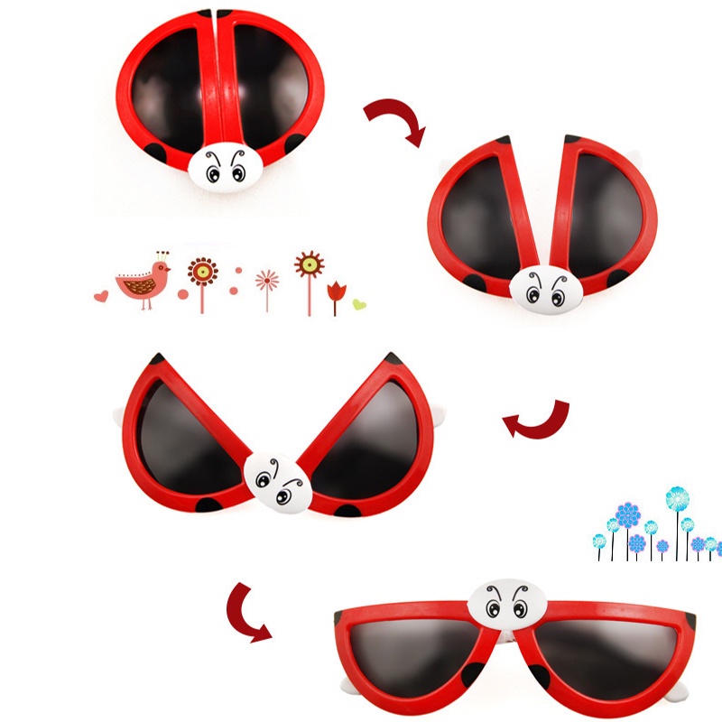 Mắt Kính Mát Hoạt Hình Dễ Thương Dành Cho Bé Trai Bé Gái