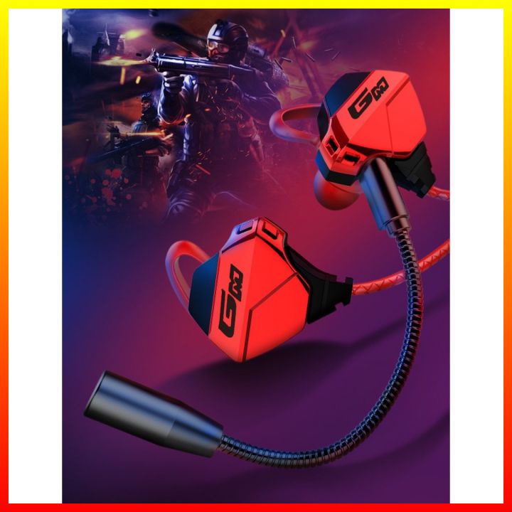 Tai nghe Gaming nhét tai G10 chơi game Pubg Có Mic Rời Dùng cho điện Thoại, PC, máy tính để bàn