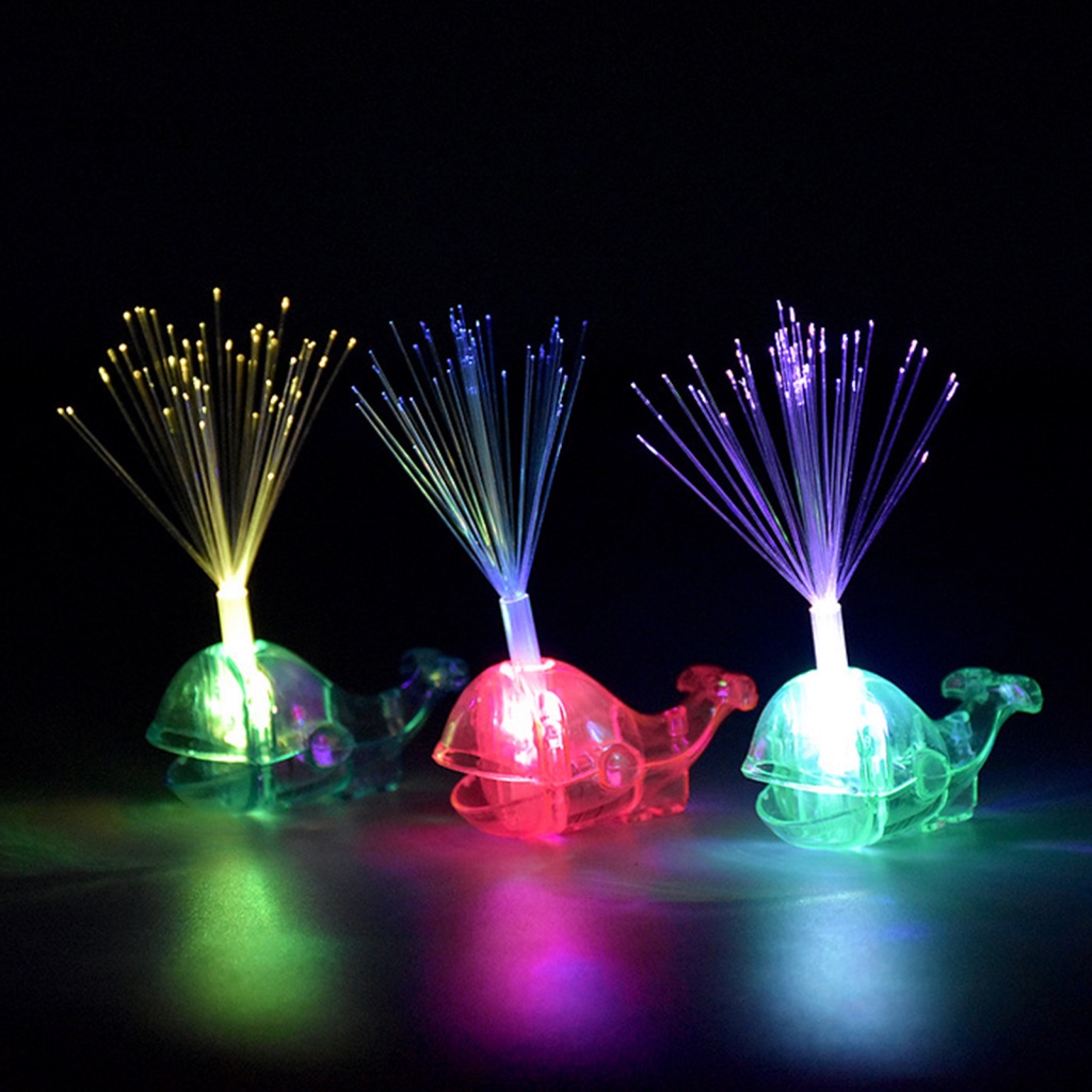 [EY] Nhẫn Đèn LED Hình Cá Voi Nhỏ Gọn Dễ Sử Dụng Cho Lễ Halloween