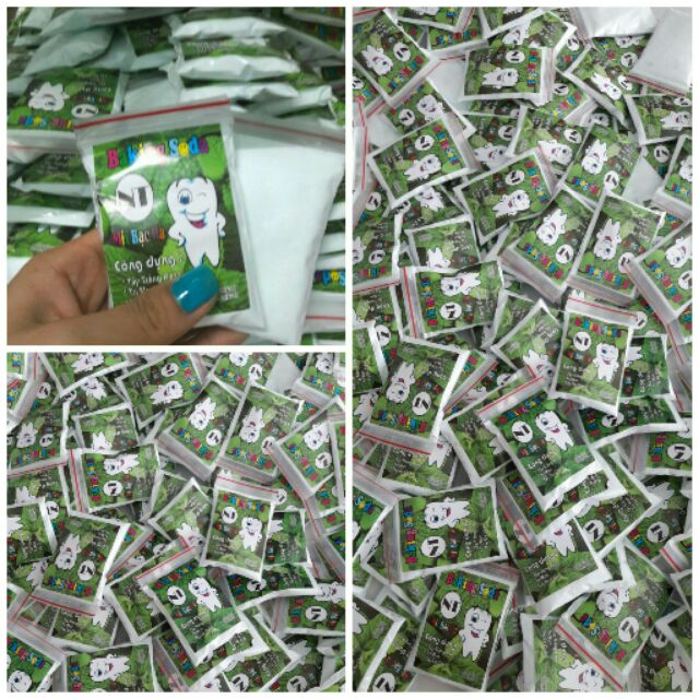 Combo 3 gói baking soda NT bạc hà