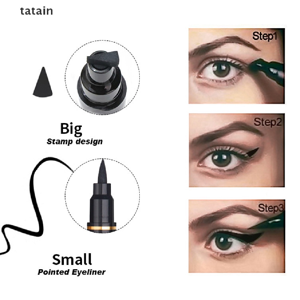 [Hàng mới về] Bút kẻ mắt lâu trôi hai đầu màu đen CVX