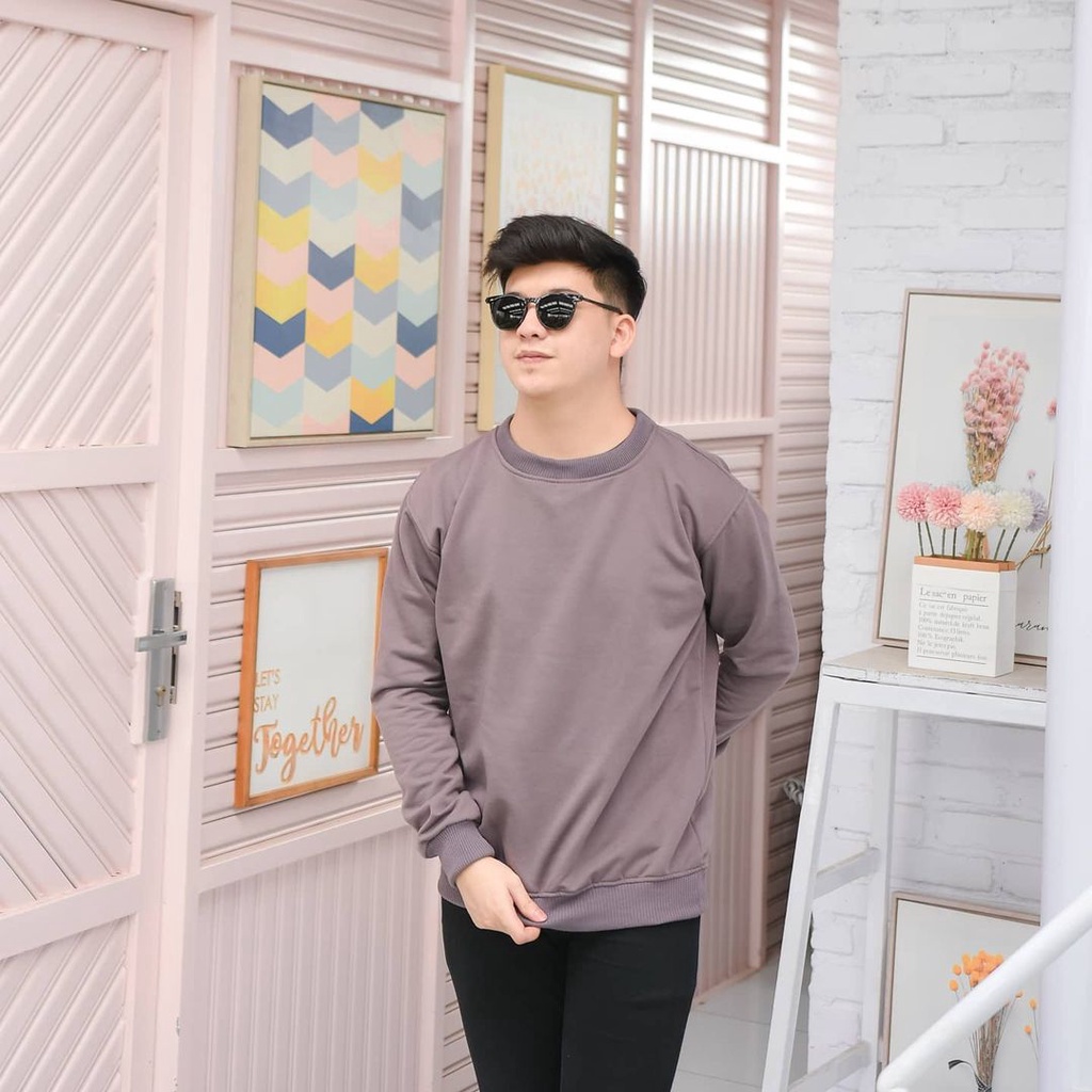 Áo Hoodie Màu Xám Cơ Bản Thời Trang Dành Cho Nam Và Nữ Distro 2021 | BigBuy360 - bigbuy360.vn