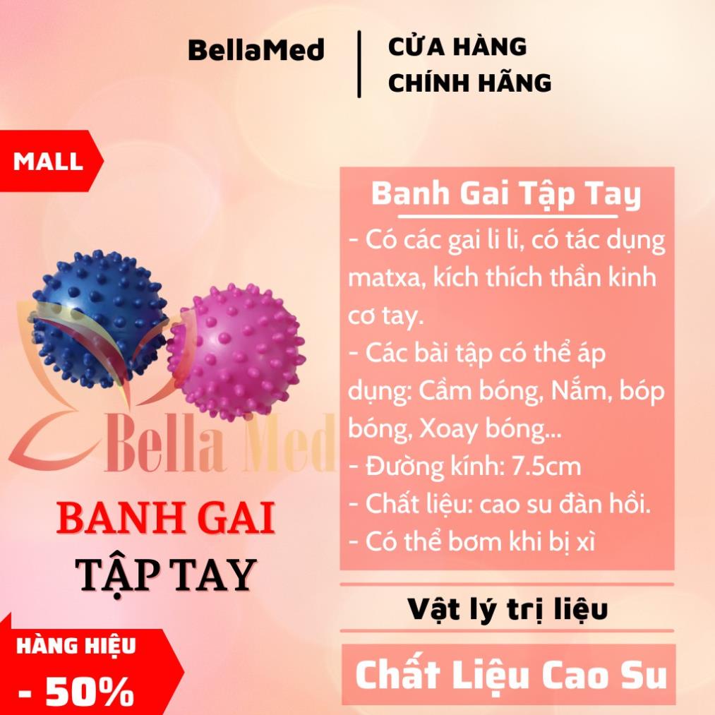 Banh gai tập tay (banh cao su tập cơ tay)-Vật lý trị liệu