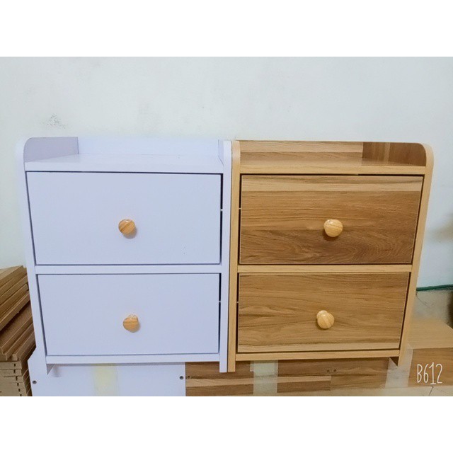 Tủ Đầu Giường 💗FREESHIP💗 Tab Đầu Giường 2 Ngăn Gỗ MDF Cao Cấp