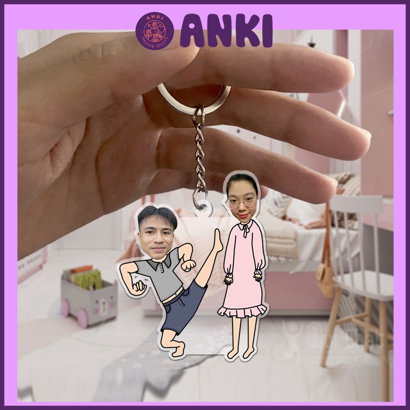 Standee, móc khoá cặp đôi siêu bựa chất, cute, mẫu thiết kế, quà cặp đôi, quà tặng, quà kỷ niệm, sưu tập, móc kháo mica