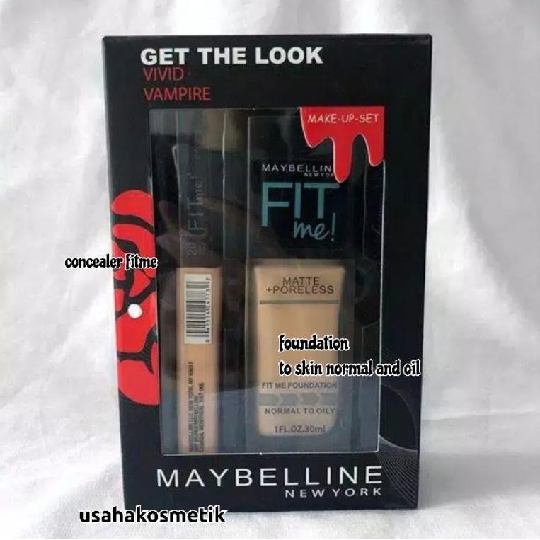 (Hàng Mới Về) Bộ Mỹ Phẩm Trang Điểm Maybelline 2 Trong 1 27ma4cv Kèm Kem Nền Che Khuyết Điểm