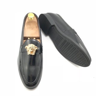 B55-1 Giày lười nam mặt versace