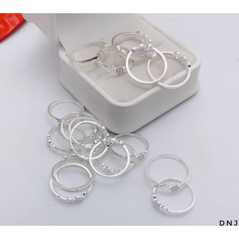 Nhẫn kim tiền bạc thật mang lại may mắn tài lộc - Kho sỉ bạc Nhất Linh