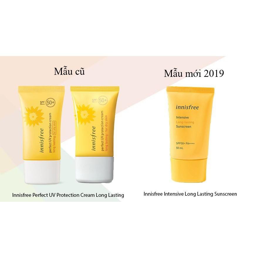 Kem chống nắng Perfect UV Protection Cream Long Lasting For Oily Skin Innisfree SPF 50 PA+++ (Cho Da Dầu)