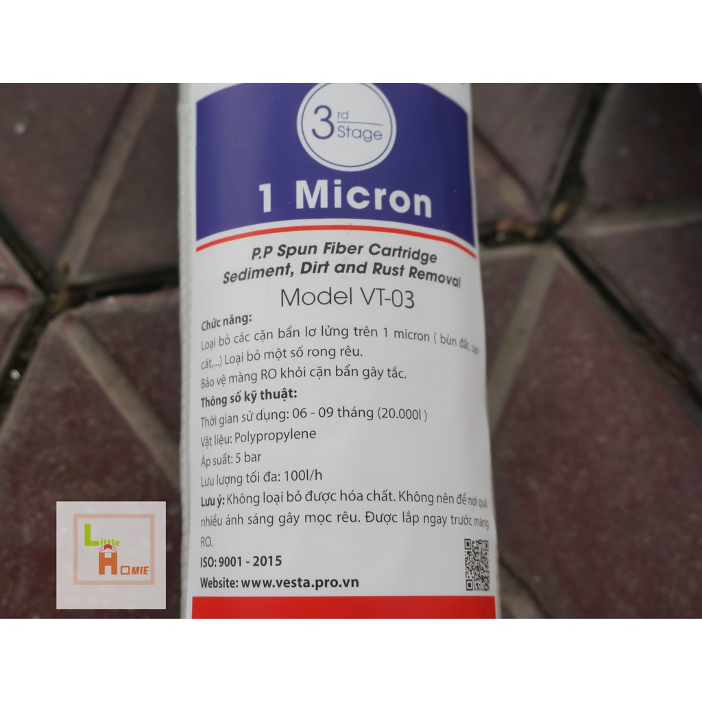 Lõi Lọc cao cấp Vesta, chính hãng nguyên bộ 3 lõi lọc. | BigBuy360 - bigbuy360.vn