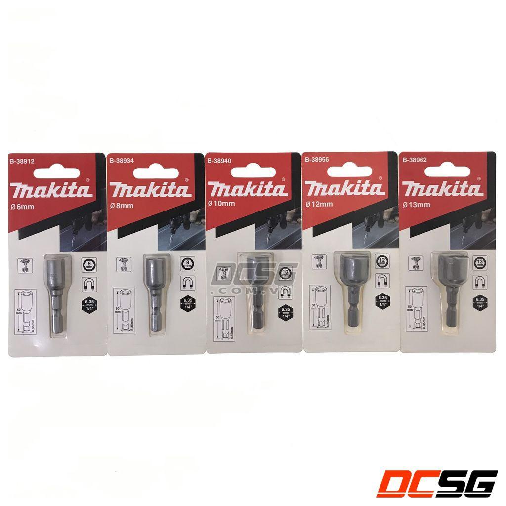 Đầu tuýp vặn ốc chân lục giác cò từ Makita