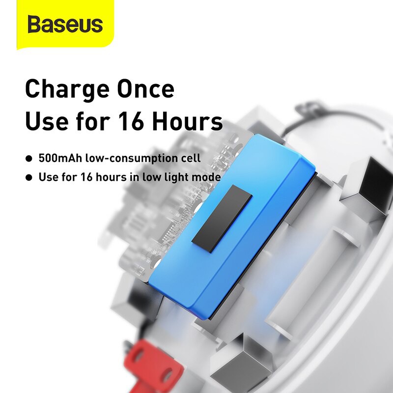 Đèn LED Đọc Sách Baseus 2 Trong 1 Sử Dụng Năng Lượng Mặt Trời Gắn Trần Xe Hơi Baseus In-car Solar Reading Lamp