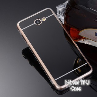 For [ Samsung Galaxy J5 Prime ] Soft Mirror TPU Silicone Back Phone Case