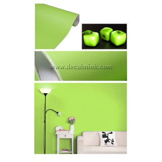 COMBO 2 mét Decal dán tường đơn sắc loại mờ