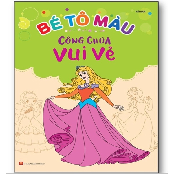 Sách - Bé tô màu - Công chúa vui vẻ