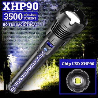 Đèn pin sạc siêu sáng cao cấp p90-x9000