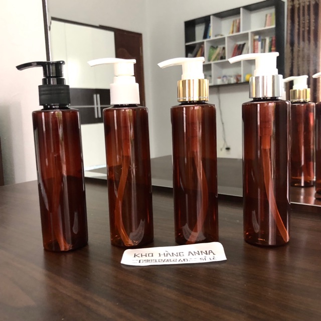 [chai lọ hủ nhựa ] Chai pet nhựa 150ml trong suốt/ xanh lá / nâu - chai PET chiết Mỹ phẩm xịt sương/ vòi nhấn nhỏ giọt