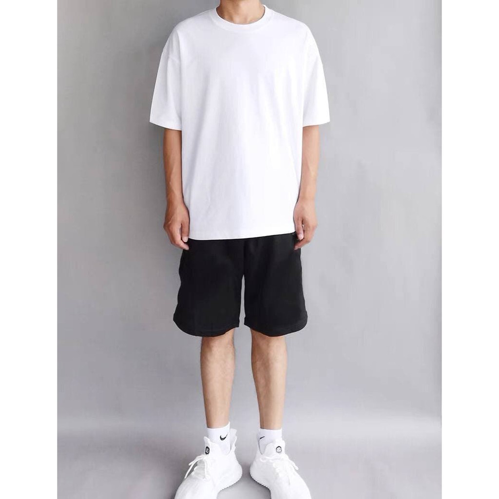 Áo thun, Áo phông Unisex Maltrik Basic phông trơn nam nữ oversize chất liệu cotton cao cấp có size đến 135kg