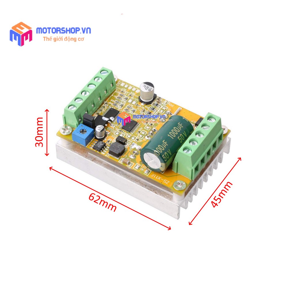 MTS Module Mạch Điều Khiển Động Cơ Motor Brushless Không Chổi Than 3 Pha 6V – 50V 380W