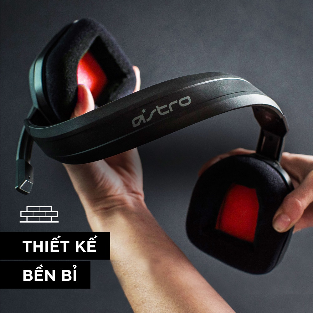 Tai nghe chụp tai chơi game có dây Logitech G Astro A10 chính hãng giắc 3.5mm tích hợp micro đệm tai êm ái vanphongstar