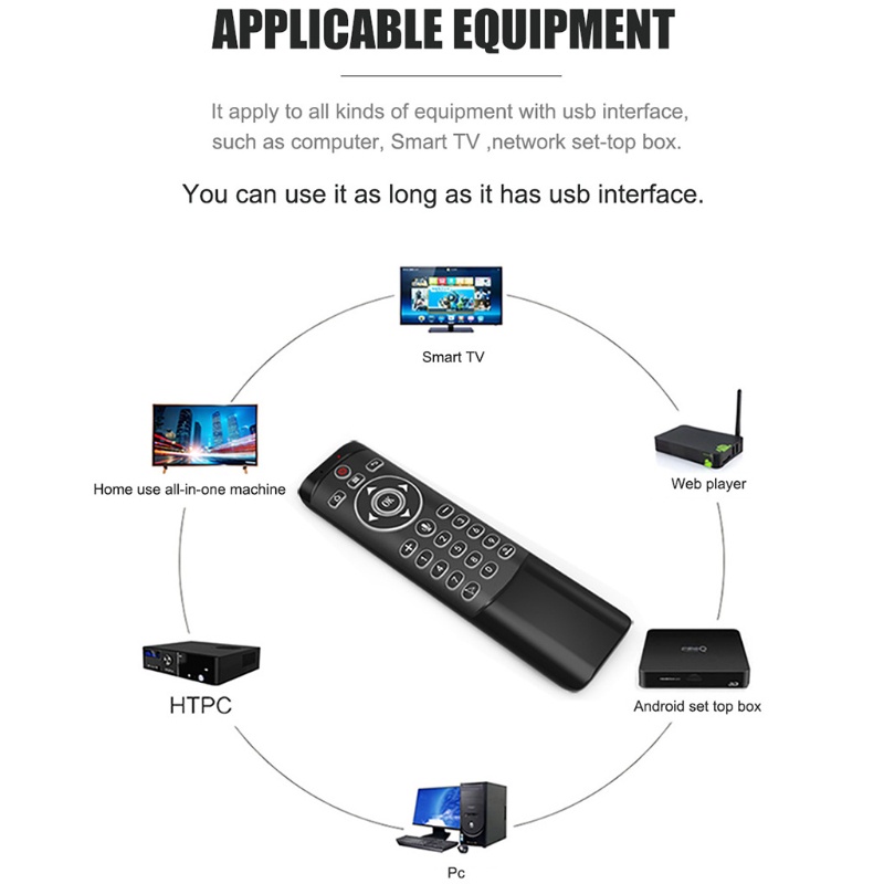 Chuột Máy Tính Điều Khiển Từ Xa MT1 2.4G Bằng Giọng Nói Cho TV Thông Minh